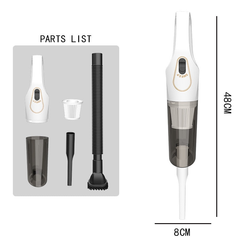 Wireless Vacuum Handheld Rechargeable Cleaner