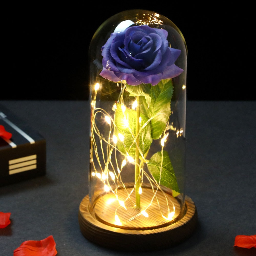 Galaxy Rose Flower Valentine's Day Gift