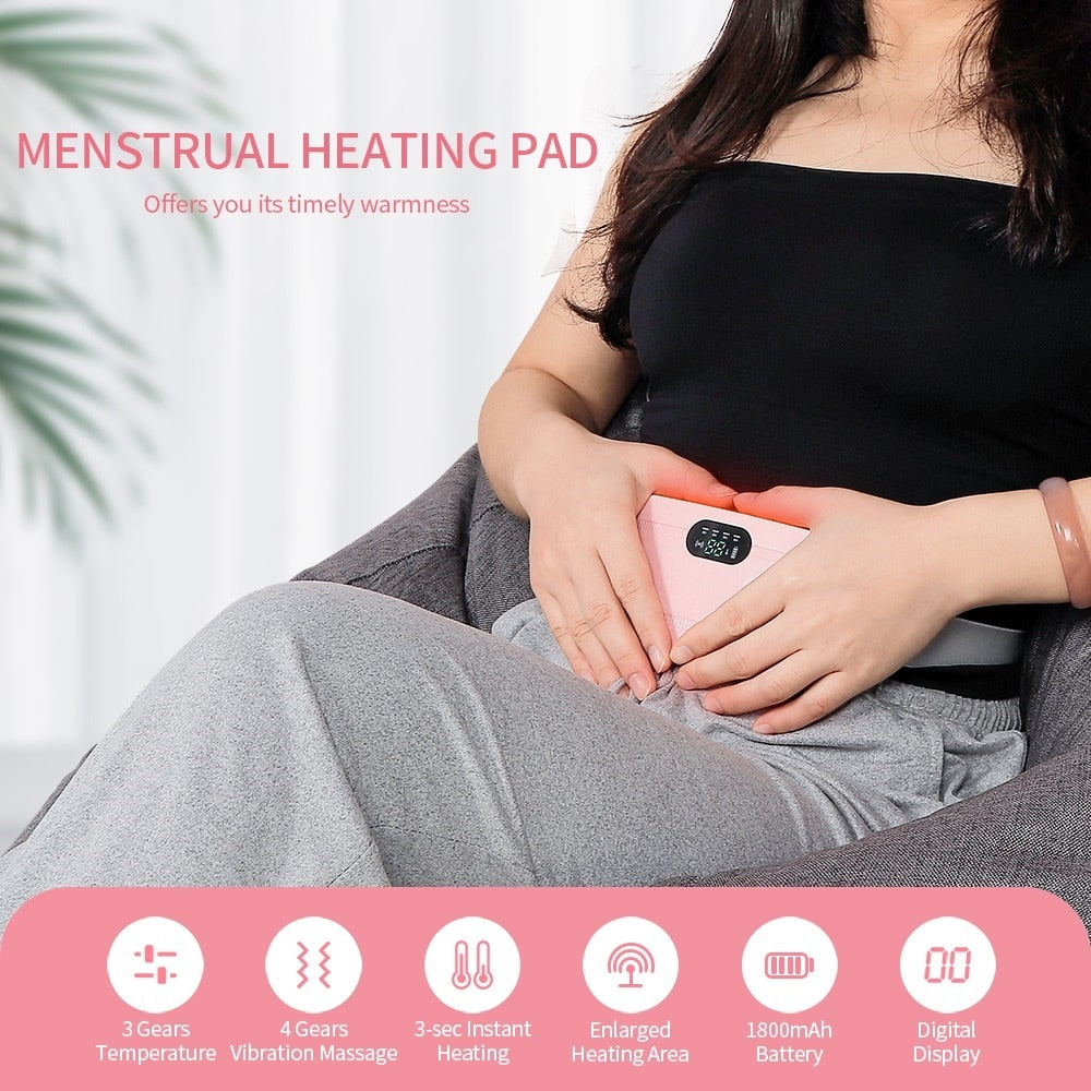 Relieve Menstrual Pain Belt Heating Pad