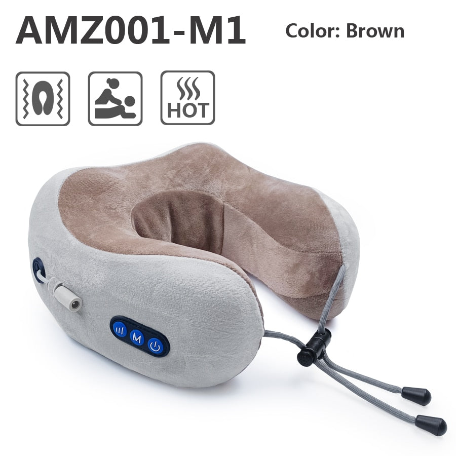 U-Shaped Electric Massage Pillow