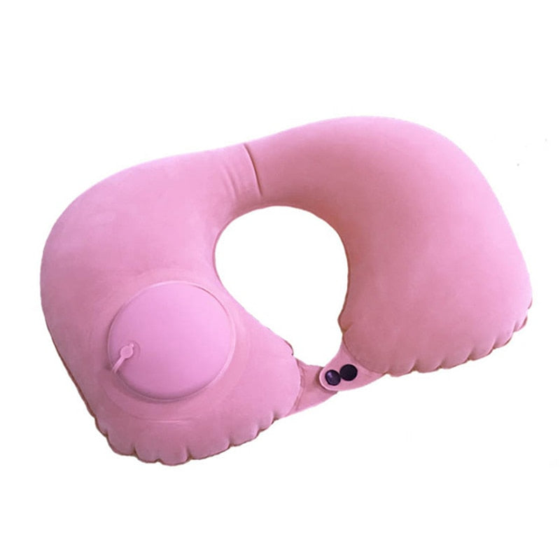 Travel Portable Press-inflatable Neck Cushion