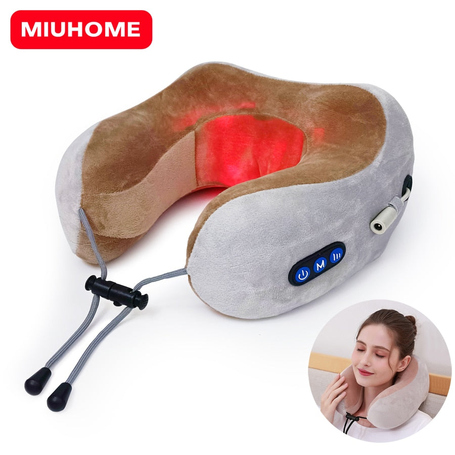 U-Shaped Electric Massage Pillow