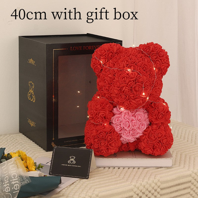 Valentine's Day Gift Rose Teddy Bear